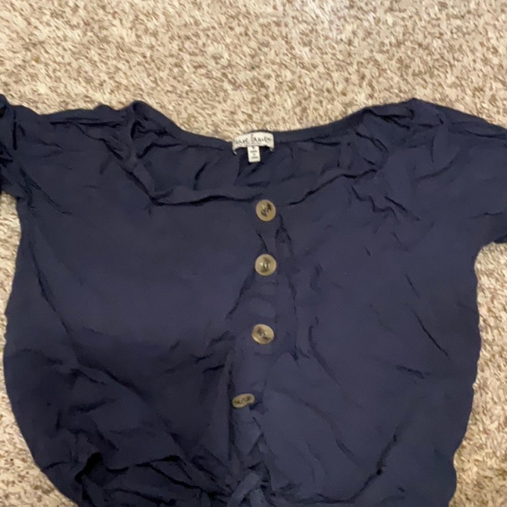 Cute blue shirt